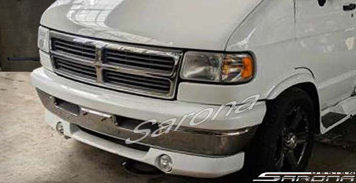 Custom Dodge Van  All Styles Front Lip/Splitter (1994 - 1997) - $299.00 (Part #DG-062-FA)